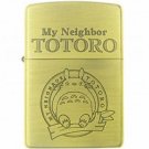 Zippo - Brase Case & Wooden Box - Serial Number - Totoro - Ghibli (new)