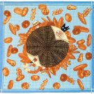 Big Handkerchief - 53x53cm - Jiji & Bread - Kiki's Delivery Service - Ghibli - no production (new)