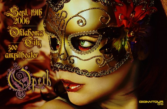OPETH rare promotional CONCERT poster tour collectible