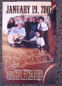 ASLEEP AT THE WHEEL rare promotional Concert poster collectible