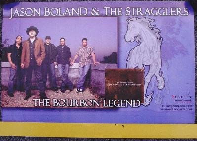 JASON BOLAND & the stragglers Promotional poster collectible