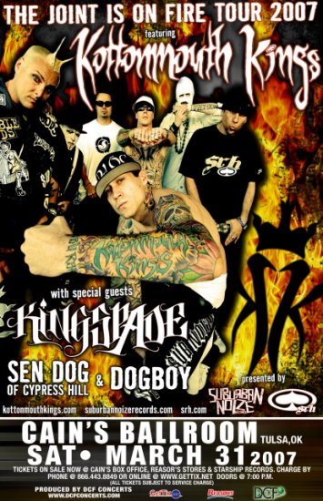 KOTTONMOUTH KINGS kingspade Dogboy CONCERT poster collectible