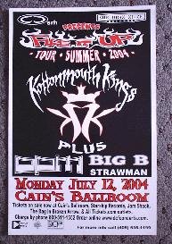 KOTTONMOUTH KINGS opm Big B strawman Concert poster collectible