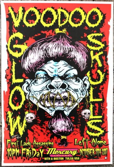 Voodoo Glow Skulls promotional Thom Self 13" x 19" Concert Poster