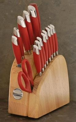New 16PC KitchenAid Forged Cutlery Set