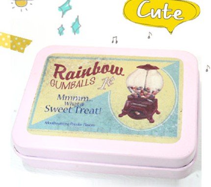 Sweet Retro Style Advertizement Pink Gumball Sweets Machine Business Cards Name Cards Trinkets