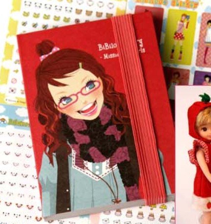 Pretty Bibi1004 Mission For Girl Red Korea Any Year Planner Diary