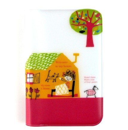 Cute Welcome To My House Animal House Cartoon Name Credit Card Case Holder