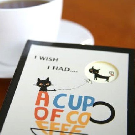 Cute Shinzi Katoh Coffee Cat Any Year Diary Planner