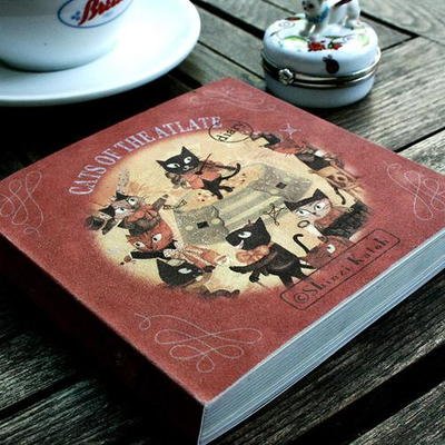 Cute Shinzi Katoh Cats Theme Any Year Diary Planner AND CASE CARD