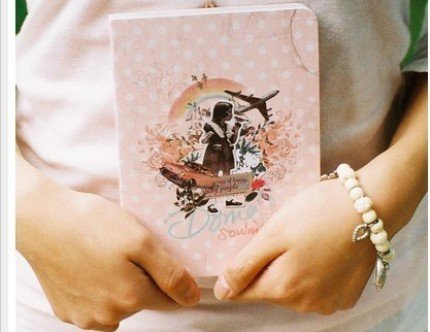 Very Pretty Retro Style Doma Pink Soulmate Any Year Planner Diary