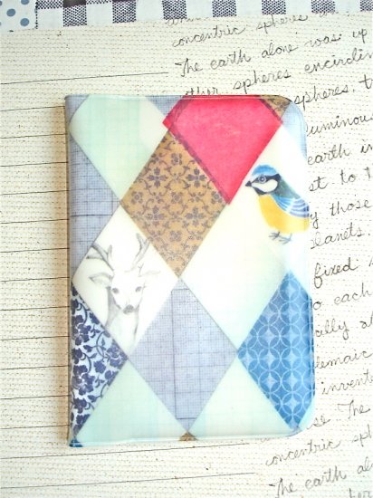 Nature Deer Birds Name Credit Card Case Holder