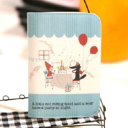Shinzi Katoh Red Riding Hood And Wolf Name Credit Card Case Holder
