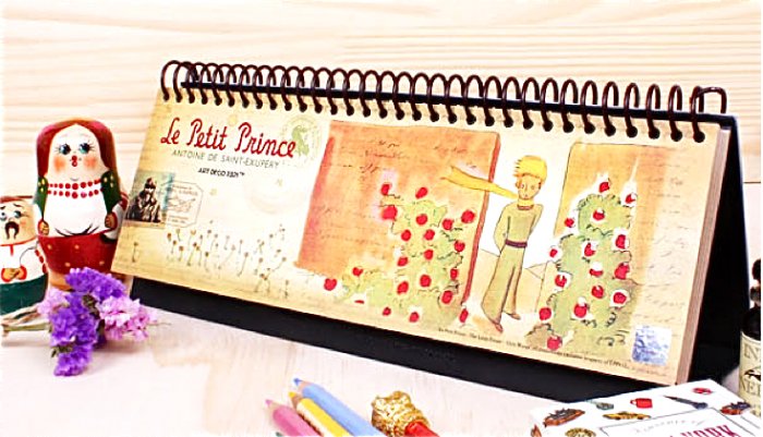Le Petit Little Prince Long Month Weekly Planner Diary