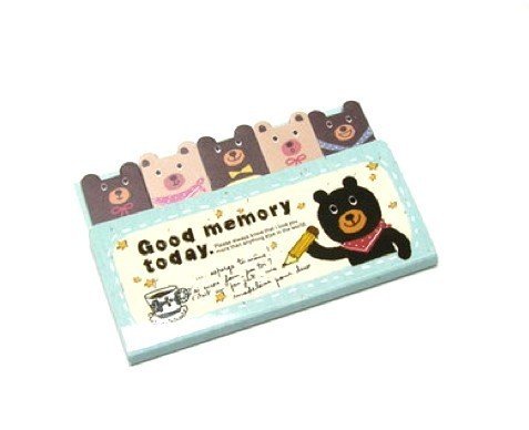 Kawaii Teddy Bear Animal Artbox Sticky Scrapbook Paper Note Pad