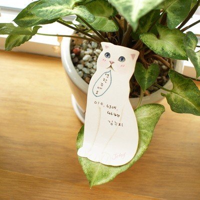 Jetoy Kitten Cat Animal Sticky Post It Note Pad - Friends