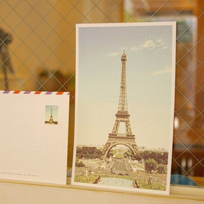 Retro Paris Tour Eiffel Letter Set Letterset