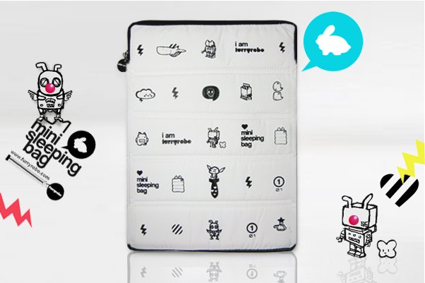 Furryrobo 'MINI FURRYROBO' LIMITED EDITION AIR BAG(WHITE) (11"-13")