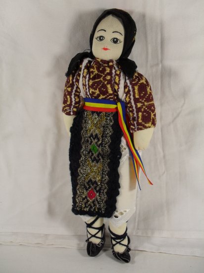 Traditional from Romania Handmade Doll in original folk costume