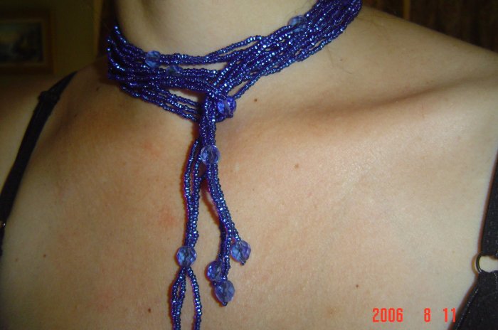 Cobalt blue Lariat