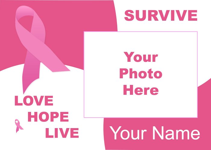 Personalized Breast Cancer Awareness Picture