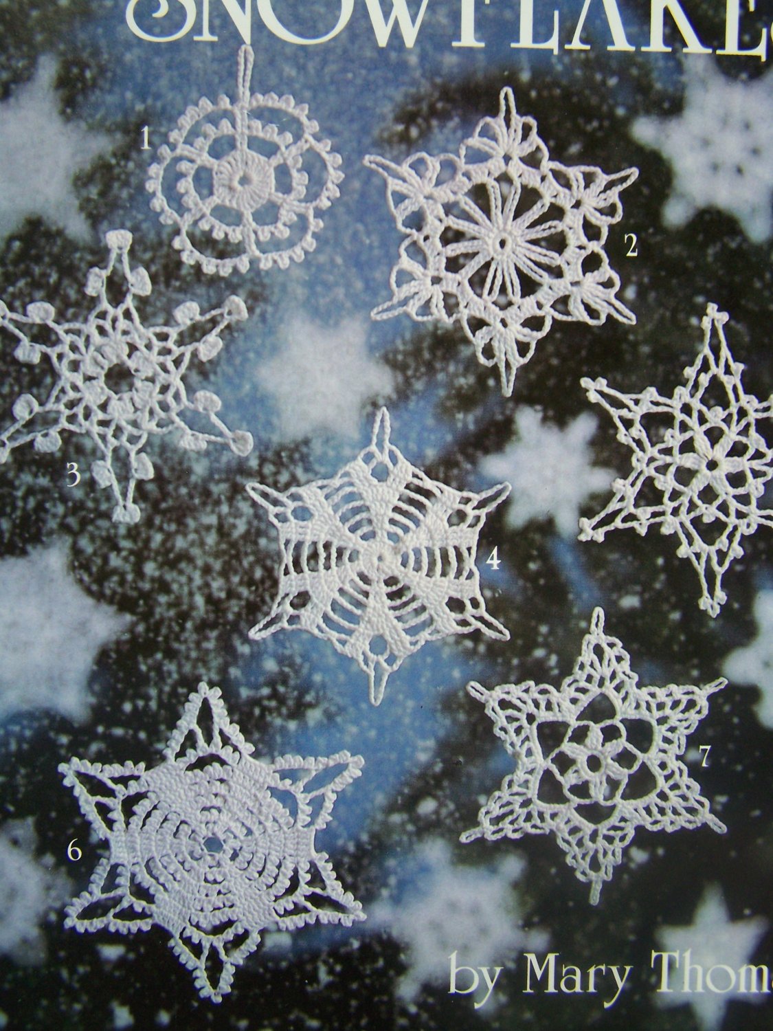 16 Vintage Snowflakes Christmas Crochet Patterns Ornaments Decorations