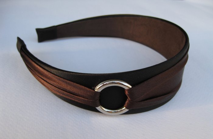 Chic Brown Black Metal Loop Headband Hair band
