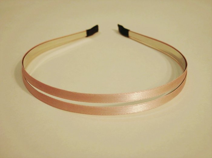 Pink Double Metal Headband Hair Band