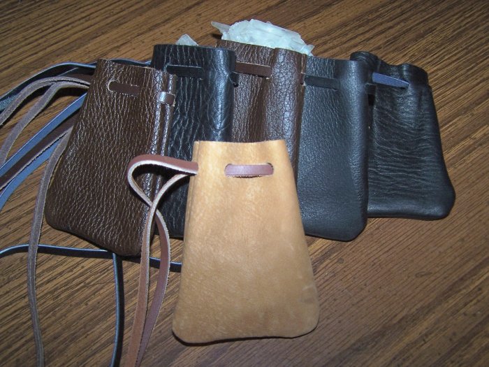 Soft Hide Medicine/Tobacco Bag FREE SHIPPING Med