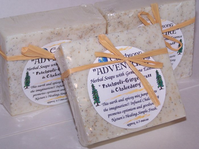 *ADVENTURE* Patchouli Gingergrass EARTHSONG Soap