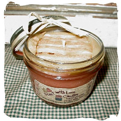 Hot Baked Applie Pie Hand Poured Candle in a Jar- 8oz