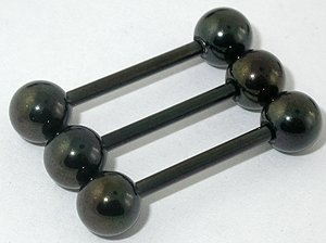14G Tounge Blackline Barbell with Ball