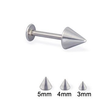 Surgical Steel Labret with Cone