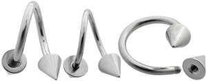 Surgical Steel Twise Barbell with Cone