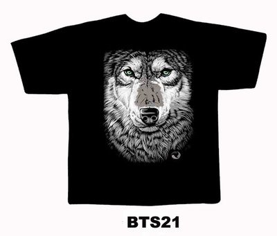 Black colour T-Shirt with Fabric printing lion Face Design