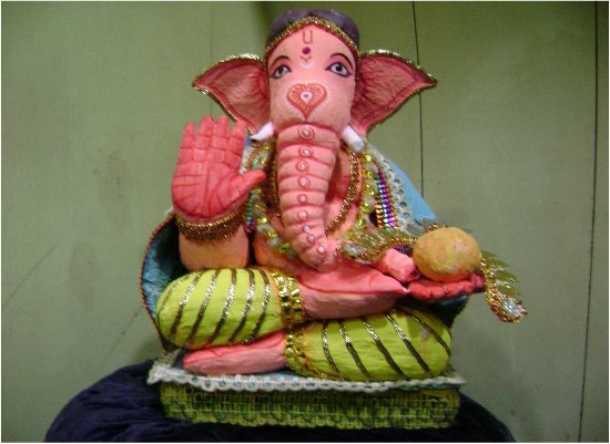 Jute Ganesh Idol