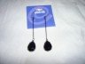 Long Black earrings