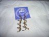 Gold spiral earrings