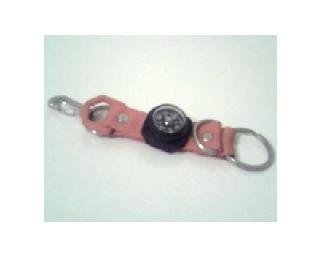 Little Compass Keychain: Red
