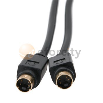 S-Video SVideo 6' FT Din4 M-M Cable Cord For VCR DVD TV
