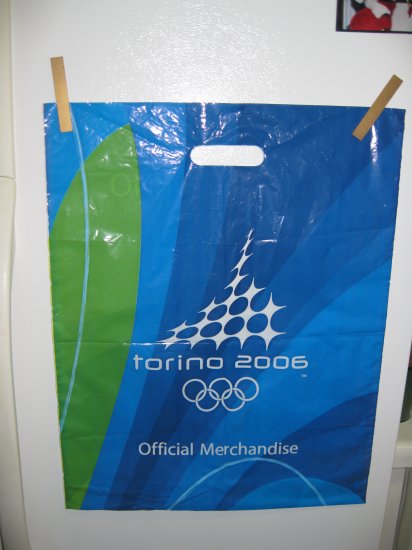 Original Torino 2006 Olympic Games Plastic Bag