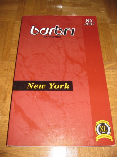 BarBri New York 2007. Brand New
