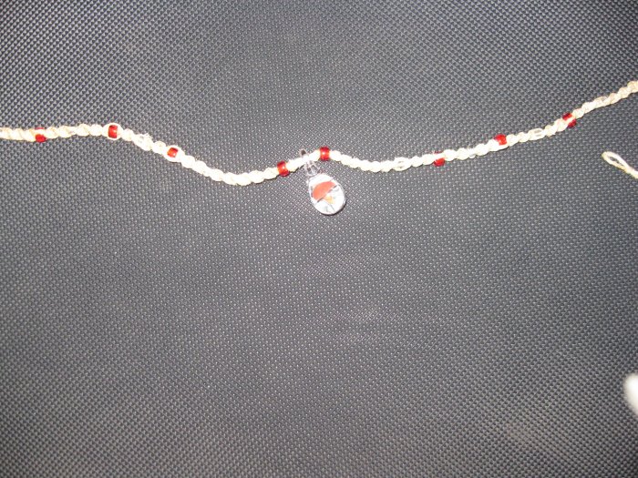 Necklace with a little mushroom charm