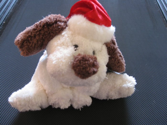 Santa's White Puppy by Dan-Dee