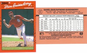 Card #437 Dan Quisenberry