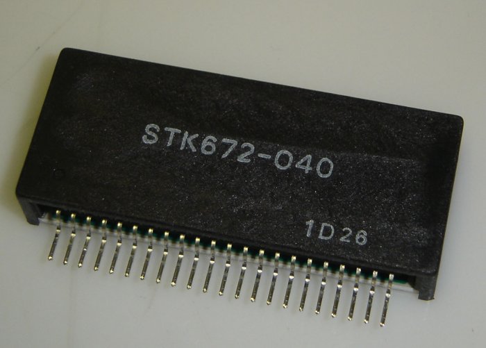STK672-040 Original Sanyo 22 Pin SIP IC