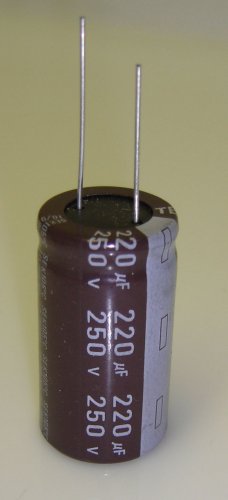 220uF-250V Teapo SEK 105C Aluminum Electrolytic Radial Lead 3/Pack