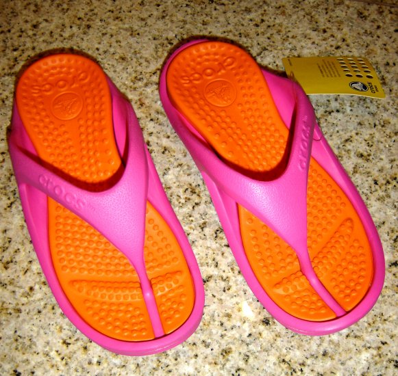 Crocs Childrens Athens Toddler Size C12/13 Fuchsia/Coral