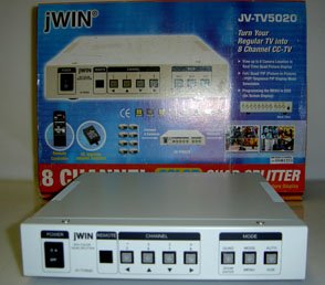 JV-TV5020 JWIN 8 CHANNEL COLOR QUAD SPLITTER