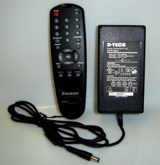 EN7500 Envision Remote Control & AC Adapter Kit